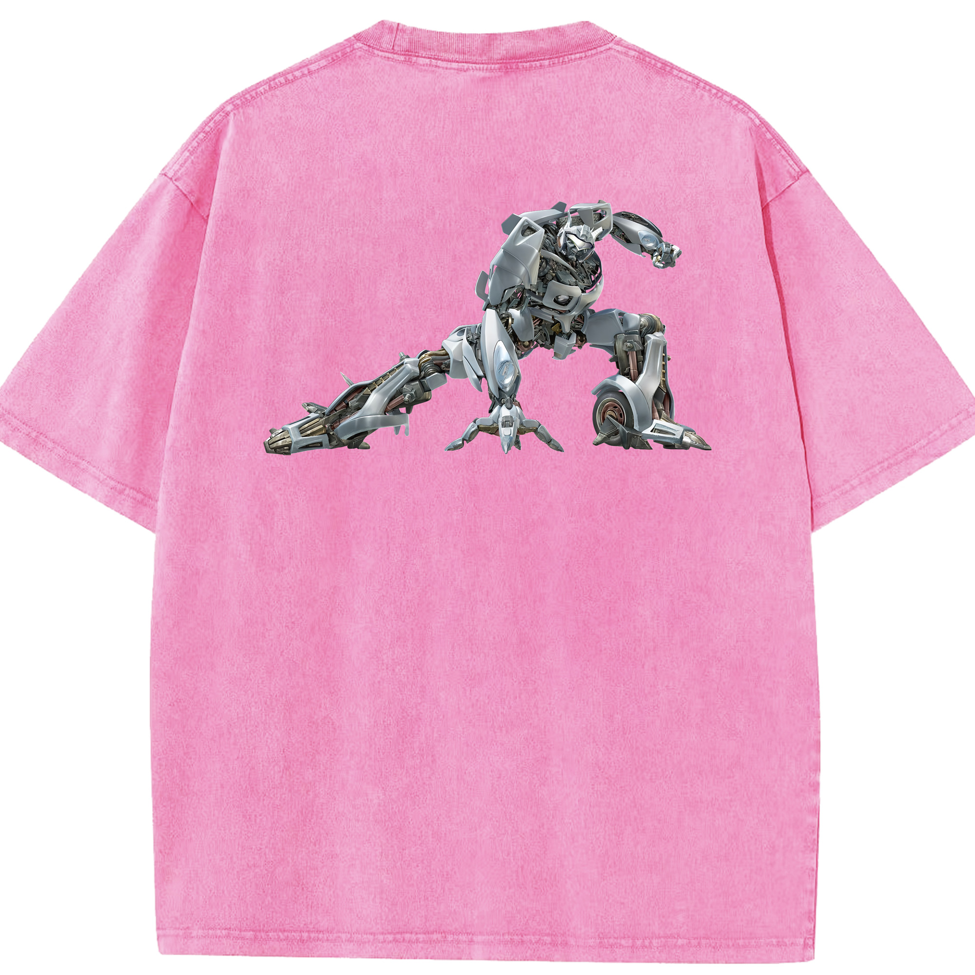 （画像用） Transformers トランスフォーマー 綿100% ヴィンテージ風 半袖Tシャツ（背面プリント）